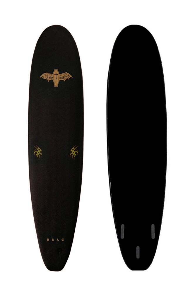 DRAG SOFTIES Coffin 8' Mini Mal Thruster. Designed for beginners