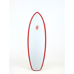 Hyper White Deck Red Slick