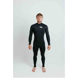 Easy Wetsuits 3/2mm Chest Zip Steamer - Black/ White Logo - 2024 Range